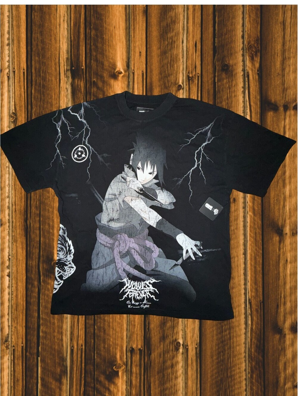 Darc Sport x Naruto Shippuden Sasuke Uchiha Wolves Side by Side Premium XL